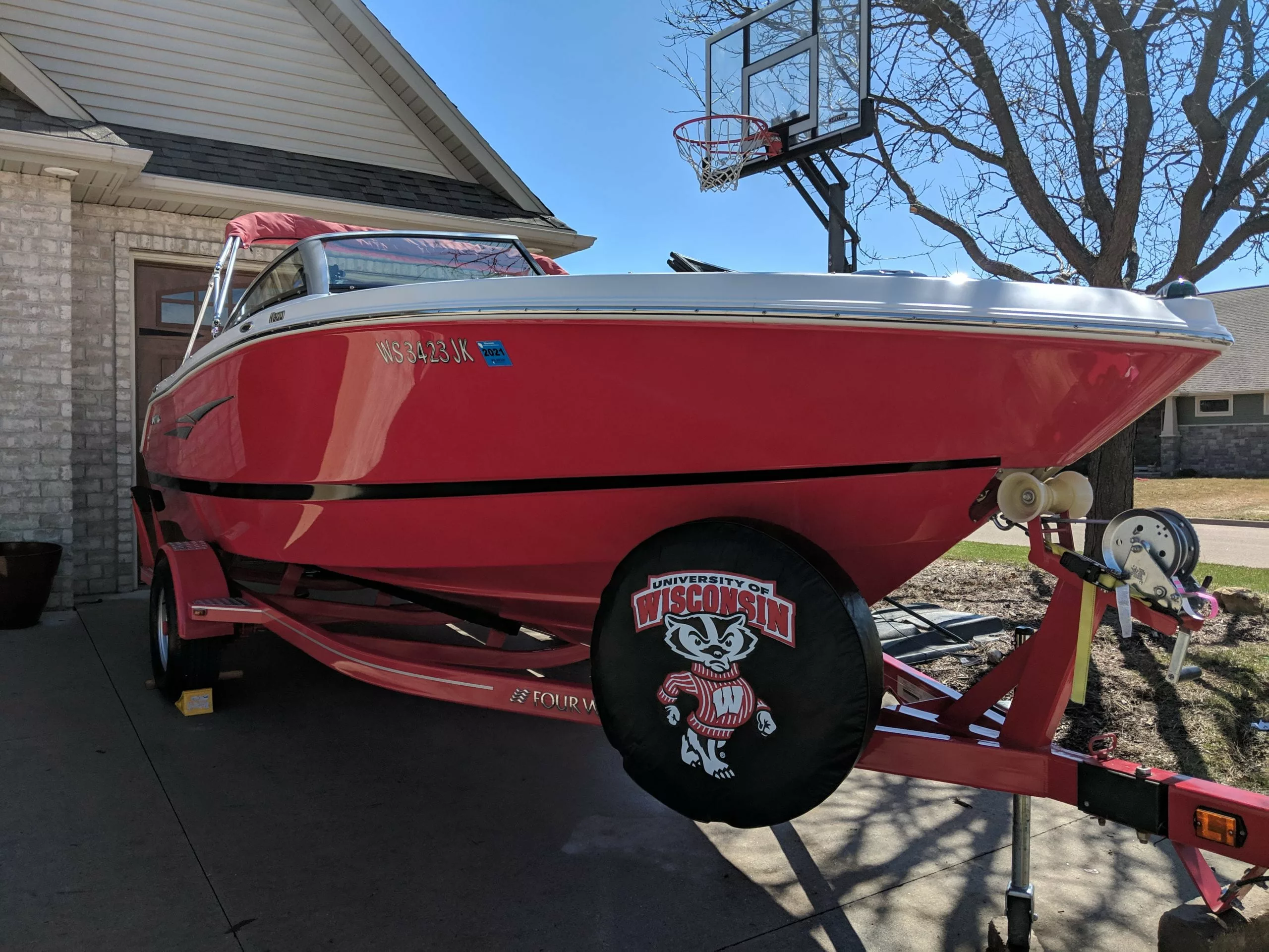 Boat interior and exterior detailing and boat ceramic coating at Appleton Car Wash, Appleton, Wisconsin