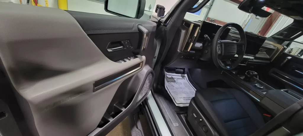 Interior Detailed GMC Hummer EV